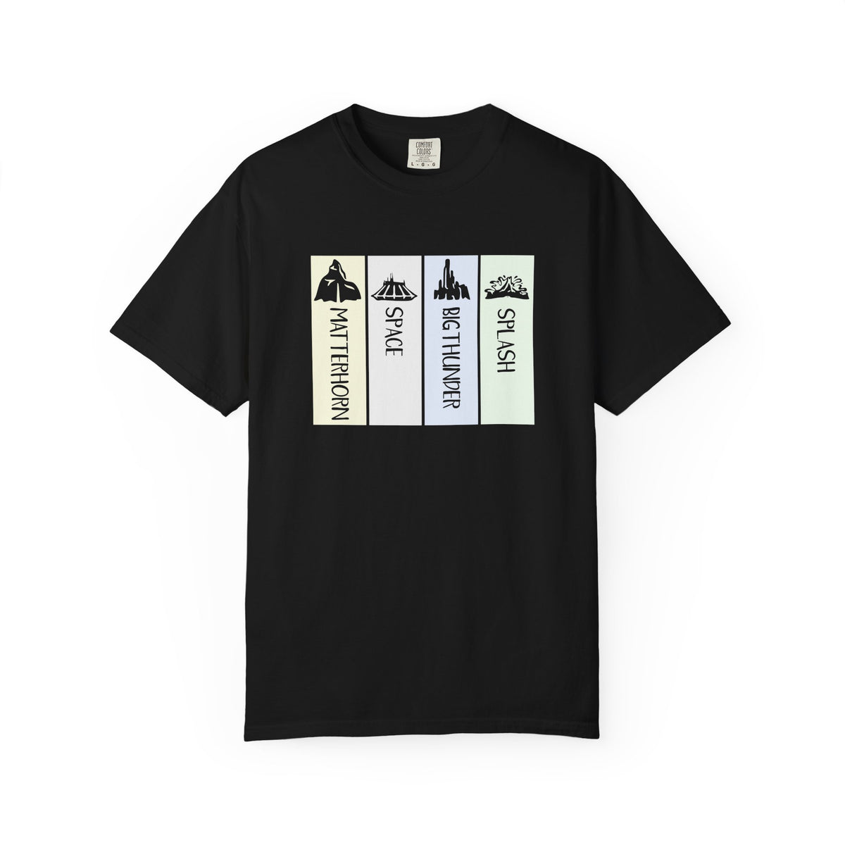 Mountain Range at Disneyland Unisex T-Shirt